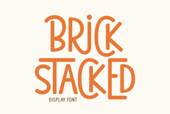 Brick Stacked Font Design Trends and Creative Uses