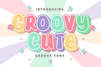 Cute Groovy Font for Creative Projects