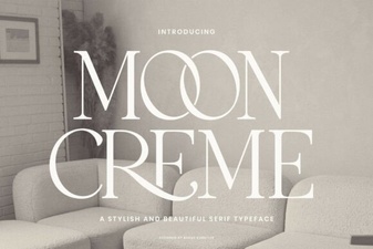 Moon Creme Font Design Trends and Creative Uses
